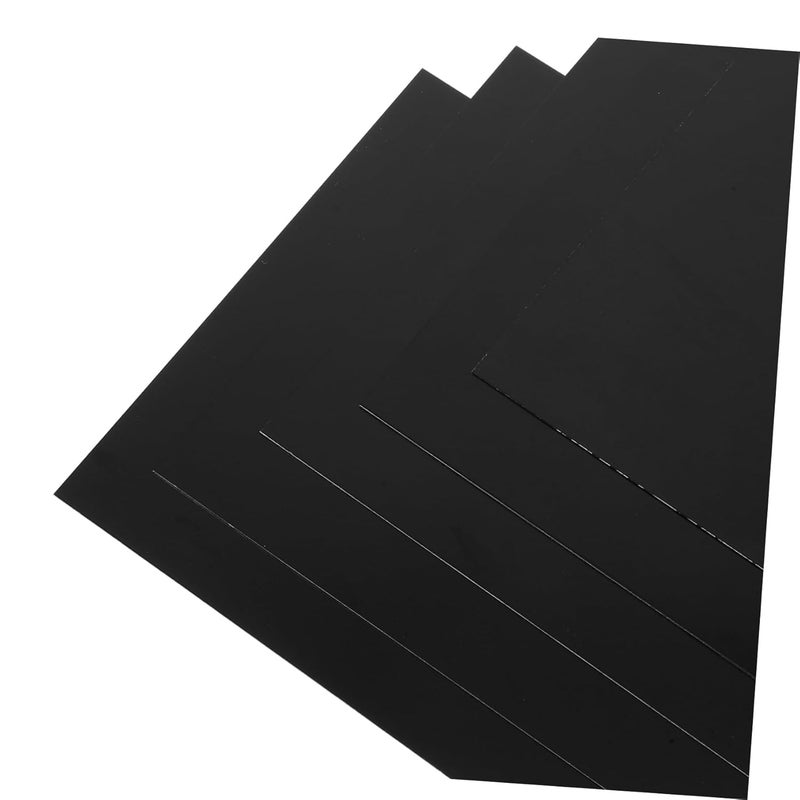 Cabilock 5pcs Black Anodized Aluminum Engraving Plates Mirror Finish Sublimation Blanks - Image 3
